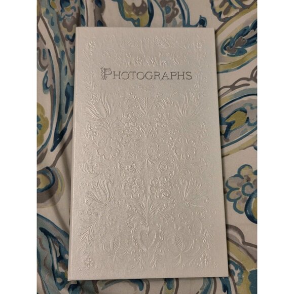 Photo Album Vintage Hallmark Keepsake Embossed Ivory 1984 Made USA 48 Photograph - Picture 12 of 13